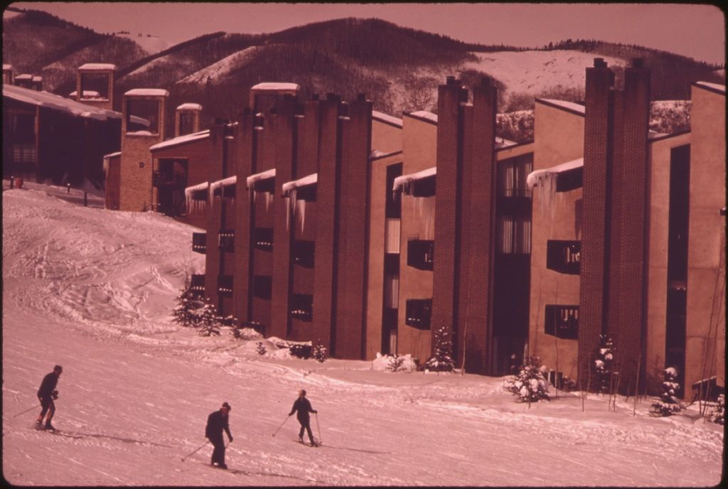 The property in winter, under snow